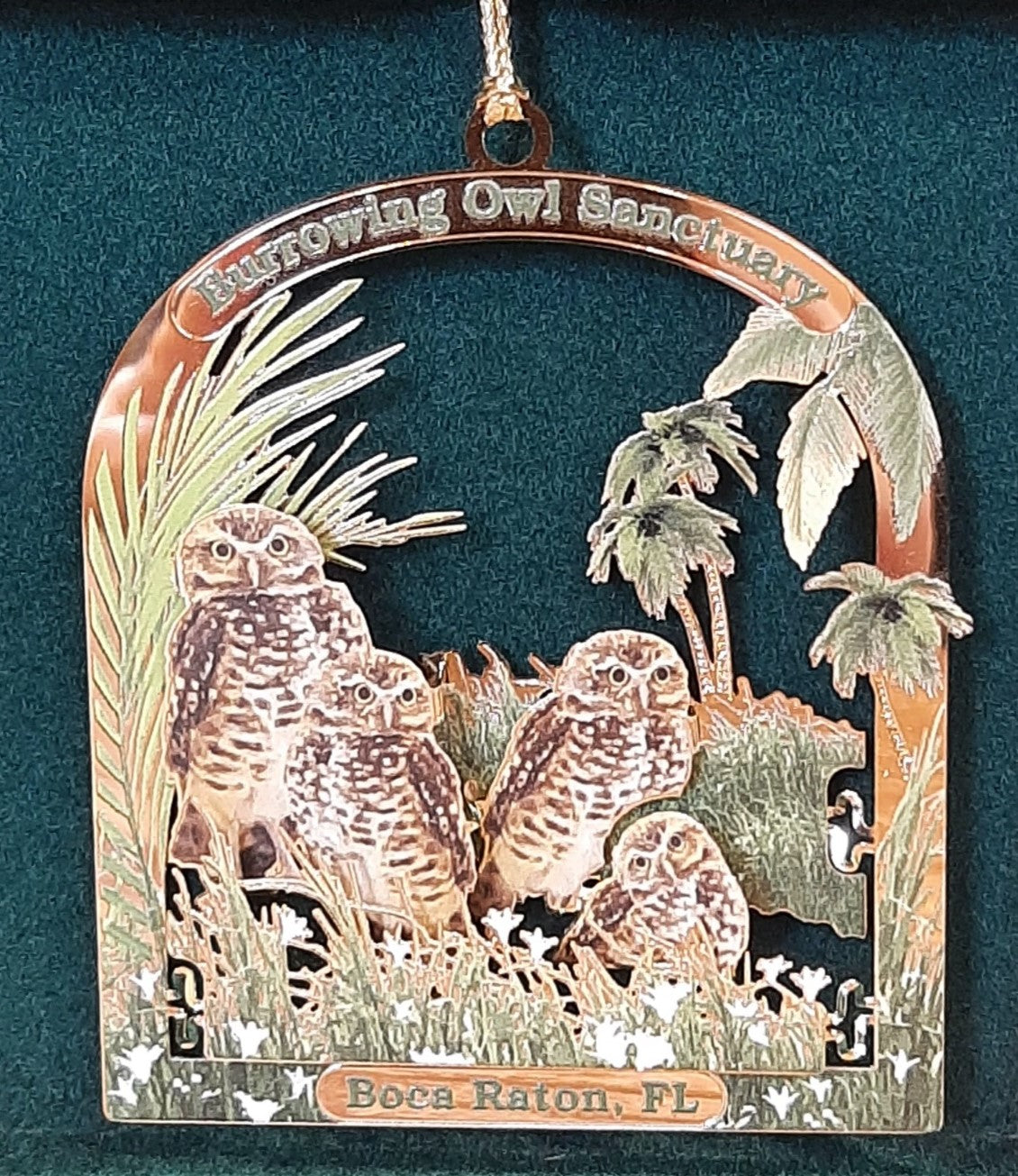 Burrowing Owl Garden Club Ornament